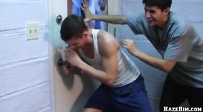 See how youngster is sucking juicy poles of random fuckers