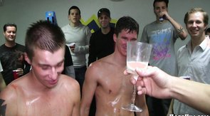 Sweet boys are getting pleasure an the party by Hazy Him