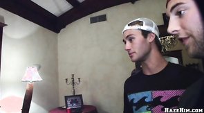 Another straight boy being fucked in his tight asshole