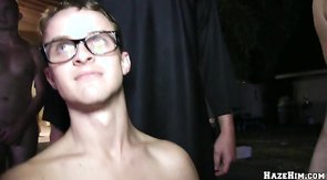 Horny gays are dominating over their straight friends