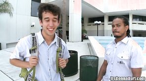 Black and white boys are looking for a nice place for sex