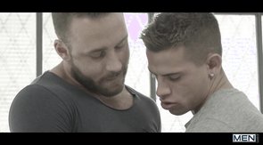 Cheerful dudes sucking each other's meaty cocks