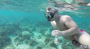 Twisted boyfriends enjoying their outdoors seduction