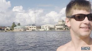 Gods Of Men blowjobs with two big-dicked dudes