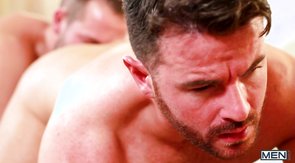 Big-dicked dudes fucking each other's asses raw