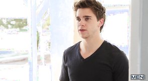 Lanky older dude gets involved in a hardcore threesome