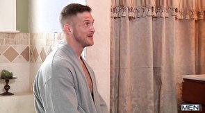 Blue undies twink gets an impressive blowjob on cam