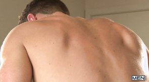 Hairy cock dude riding his boyfriend's meaty cock