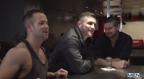 Two undies-wearing hunks enjoying each other's cocks