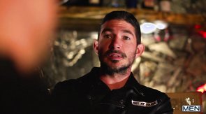 High drama hardcore scene featuring a hostage situation