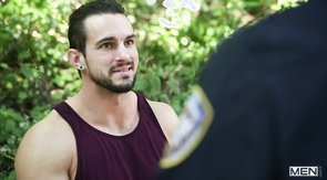 Drill My Hole hardcore action with a dark-haired dude