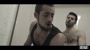 Public toilet hardcore gay fucking, only at Drill My Hole