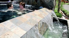 Effeminate twink boy sucking his boyfriend's meaty cock