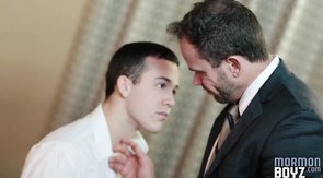 Mormon Boyz fucking with old fat Elder and a horny teen