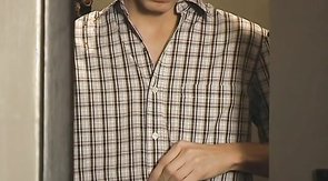 Stetson-wearing brunette cowboy experiences the Best Bareback