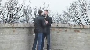 Kinky kidnapping and hardcore torture for a twink dressed in white