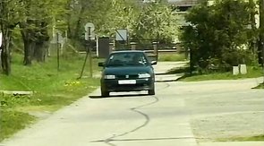 Drive-by special: amateur bottom gets fucked roadside