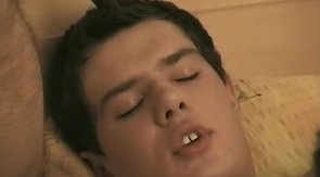 Hardcore anal action featuring a thick young twink with a hairy ass