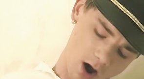 Boys in uniform settle the score with ass-blasting