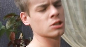 Young and beautiful twink riding his boyfriend's cock