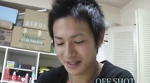 Two good-looking Asian men are sucking each others dicks