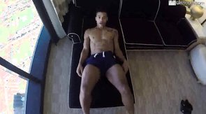 Kevin Blaise is sucking a big loaded dick of Zak Bishop