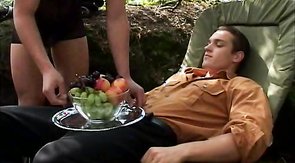 Passionate boys with big dicks are fulfilling their master's desires