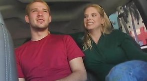Smiling gay and sexy blonde looking for another guy for Baitbus video