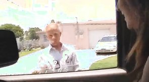 Tricked straight and horny gay in the Baitbus!