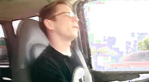 Brutal hunk and busty babe in the Baitbus episode