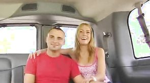 Blindfolded straight gay being sucked in the Baitbus