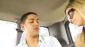 Sexy amateur straight fucks a gay in the Baitbus
