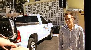 Sensual amateur gay is blowing juicy wiener with pleasure