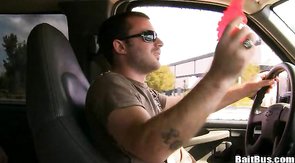 Nice-looking woman and sexy gay are trying to seduce straight