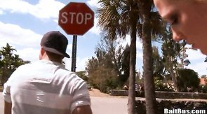 Sexy blonde found an awesome straight in the video by Baitbus!