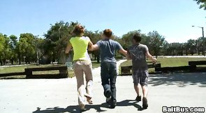 Great-looking jock is tricking sexy straights like a pro