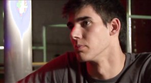 Three hot and passionate men with big dicks enjoy dirty sex