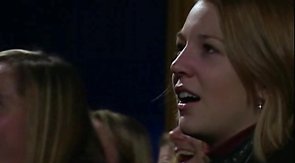 Completely shameless men are demonstrating dicks on stage