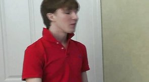 Sexy long-haired young man licks and stimulates pal's butthole