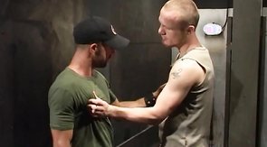 Beautiful dicksucker is trying extreme anal fisting in doggy pose