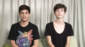 Young gay boys filming their sex adventures at home