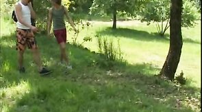 Sex in the forest sure feels good when beautiful boys are around