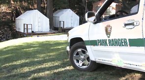 Outdoors hardcore gay sex during day and night