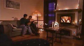 Small dick with condom entering the ass of a horny man