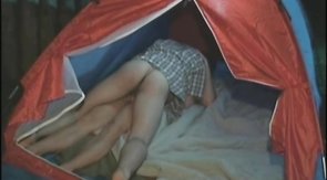 Young students are going to fuck in the tents today
