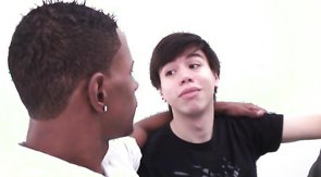 Black guys fucking young white boys and making them suck