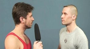 Astonishing athlete and TV reporter have great butt banging