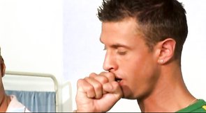 Attractive soldiers are fucking each others tight asses with love