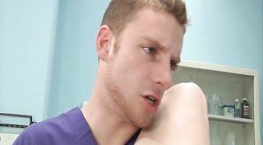 Pretty sweet buddy is riming his boyfriend's ass in the ward