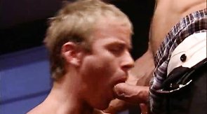 Young muscled boyfriends are getting nicely sucked by hunk